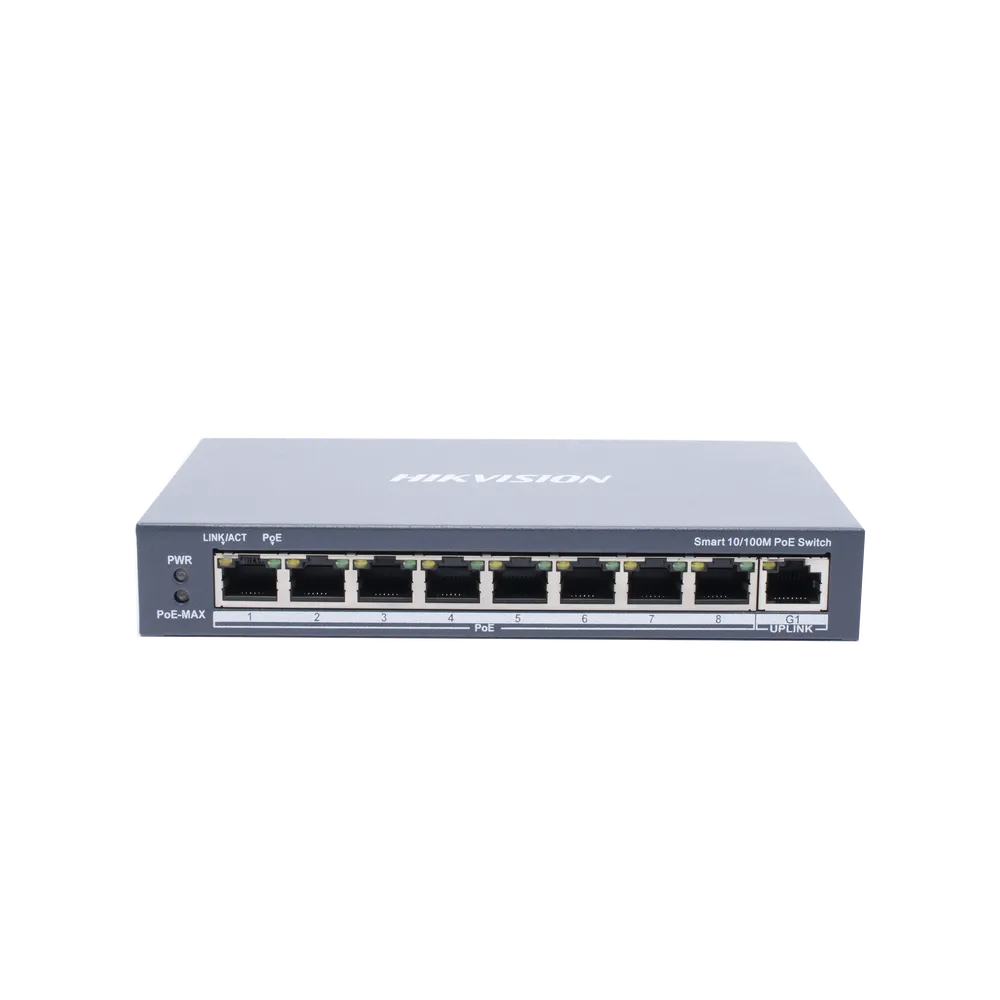 SWITCH HIKVISION POE 9 PUERTOS DS-3E1309P-EI/M