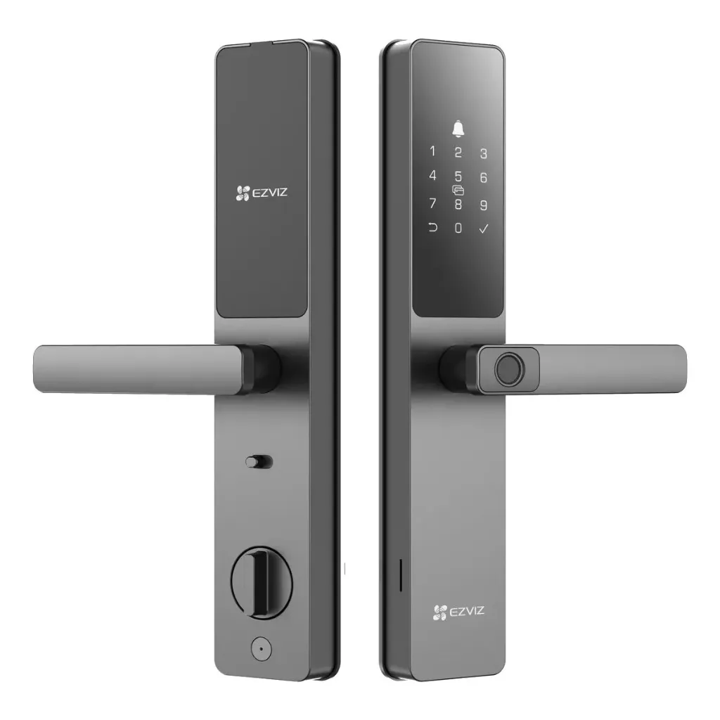CERRADURA INTELIGENTE EZVIZ DL05 / WIFI / HUELLA DACTILAR / TECLADO TÁCTIL /  CS-DL05-R200-WBCP-GR(M)