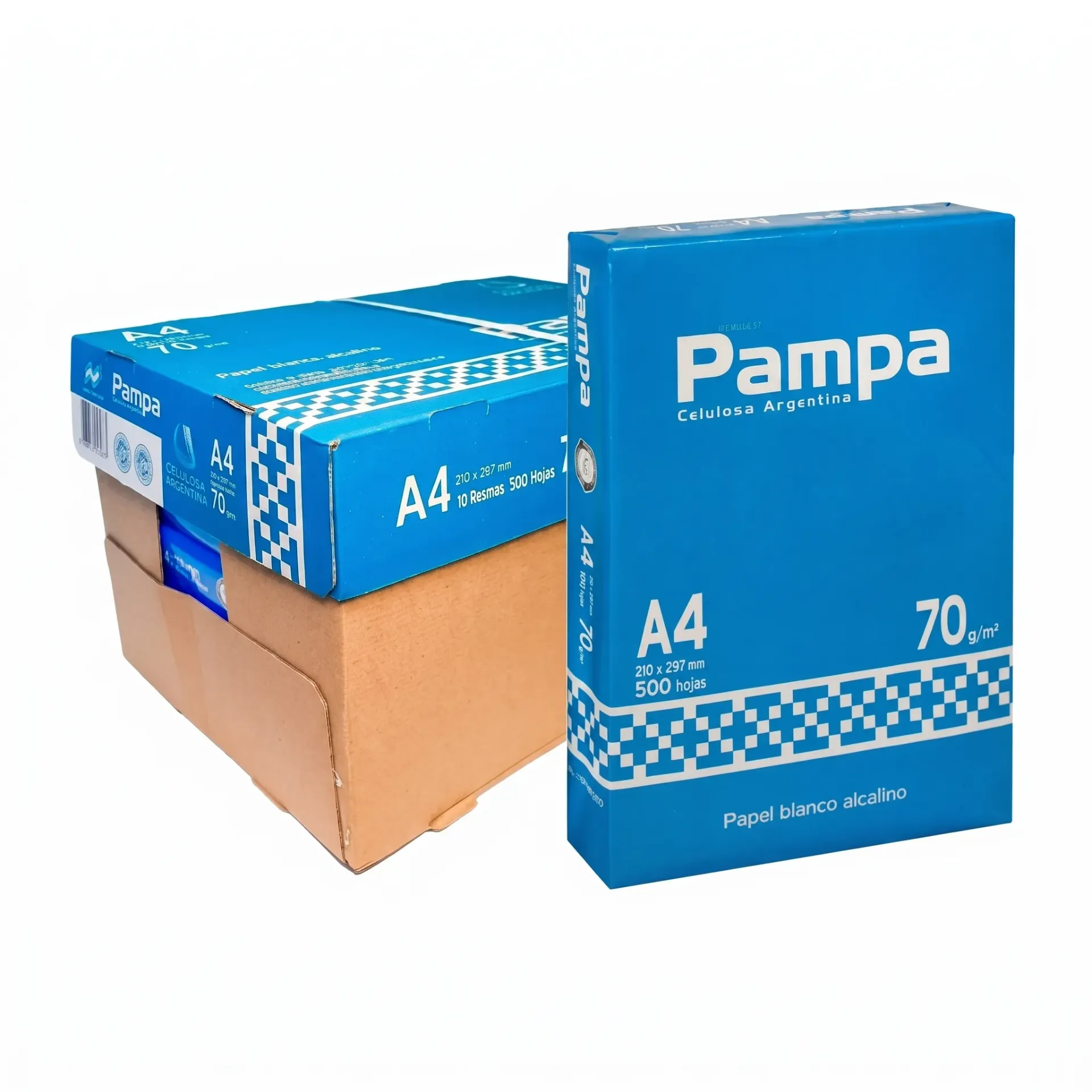 RESMA PAPEL A4 PAMPA 70 GR 500 HOJAS X 10 RESMAS