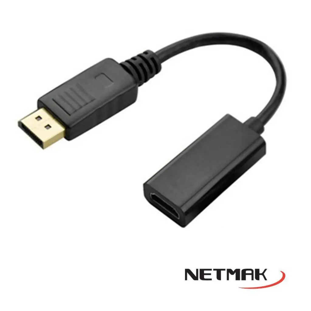 ADAPTADOR DISPLAY PORT MACHO a HDMI HEMBRA NM-C102