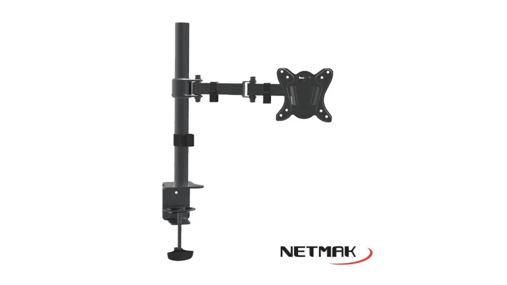 SOPORTE DE ESCRITORIO PARA MONITOR NETMAK DE 10" a 32" 10 KG NM-ST17