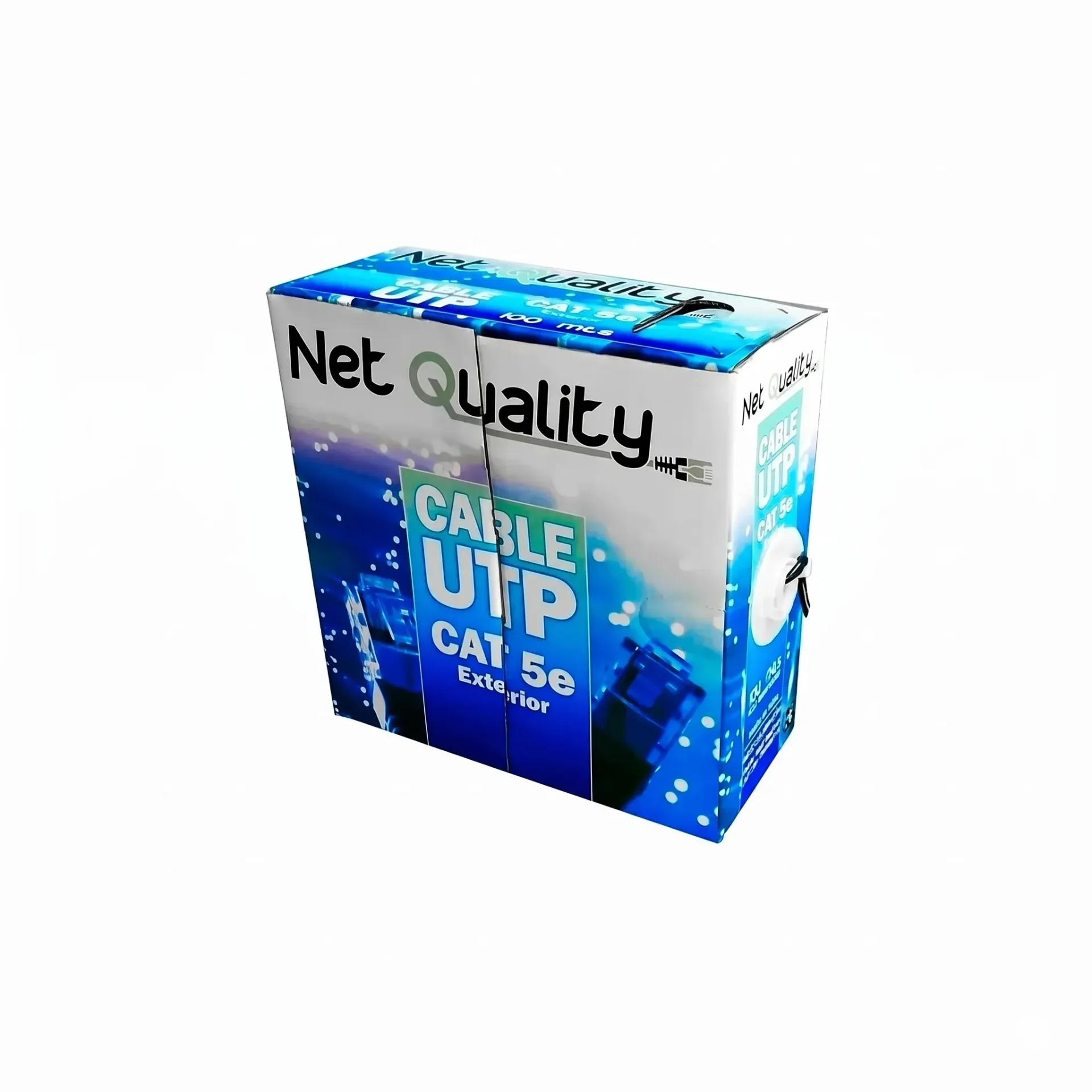 CABLE UTP NET QUALITY EXTERIOR CAT 5E X 100 MT