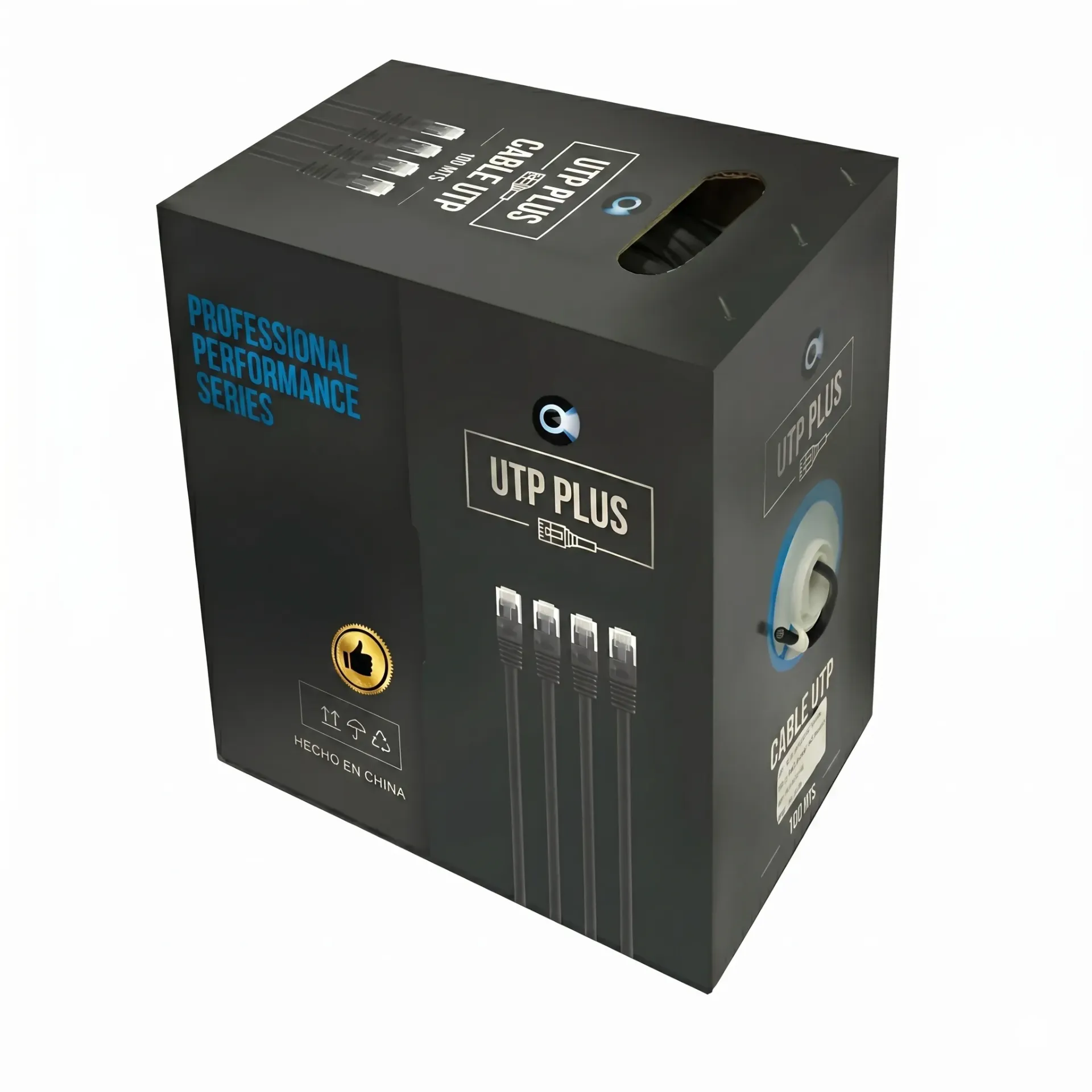 CABLE UTP PLUS EXTERIOR CAT 5 100 MT DOBLE VAINA (FF-100-DV)